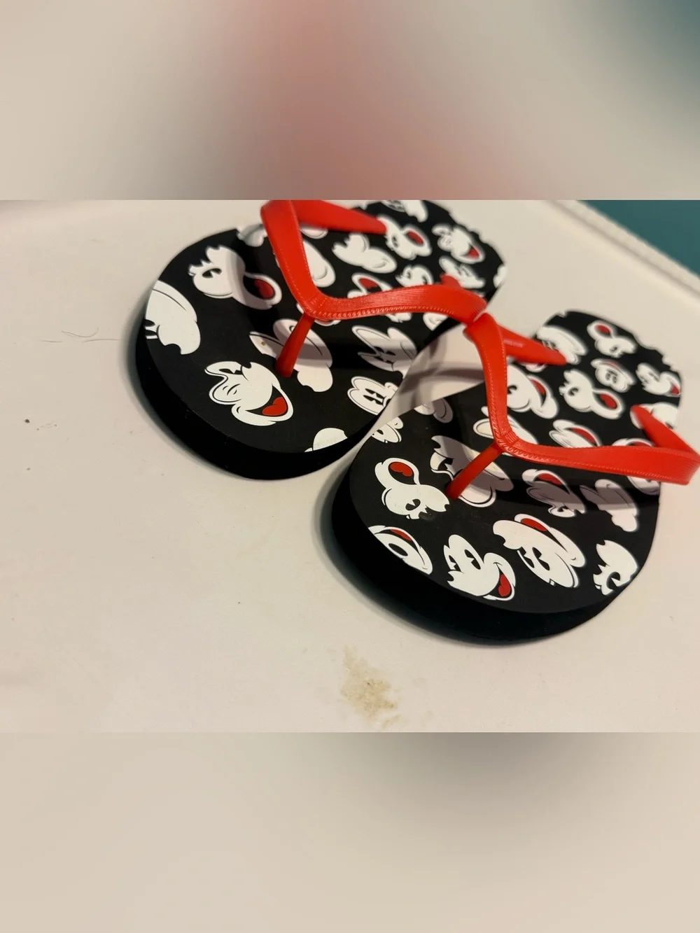 Disney Parks Mickey Mouse Flip Flops